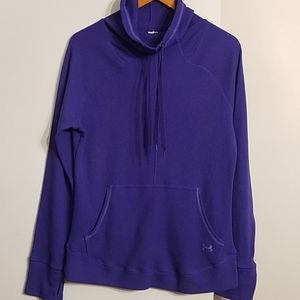 Waffle knit sweatshirt